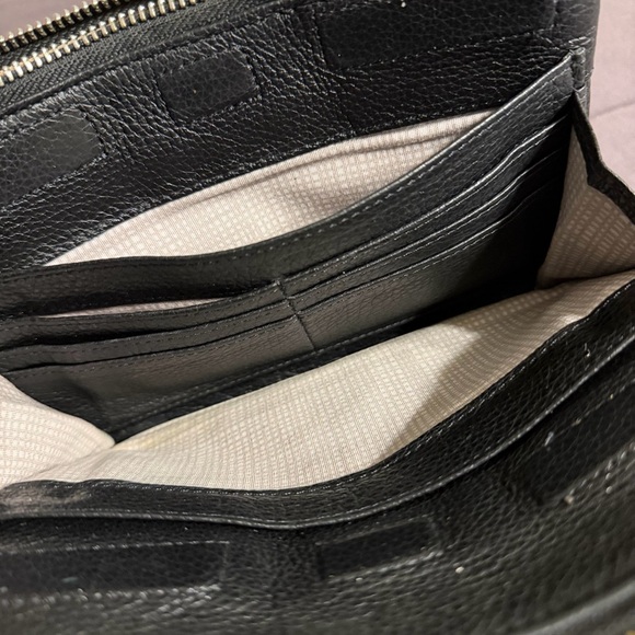 Brighton Black Leather Crossbody Bag - Picture 5 of 10